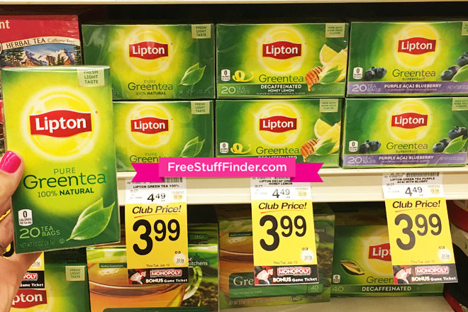 *NEW* $1.00 Off Lipton Green Tea Coupon + Safeway Deal (Load Now!)