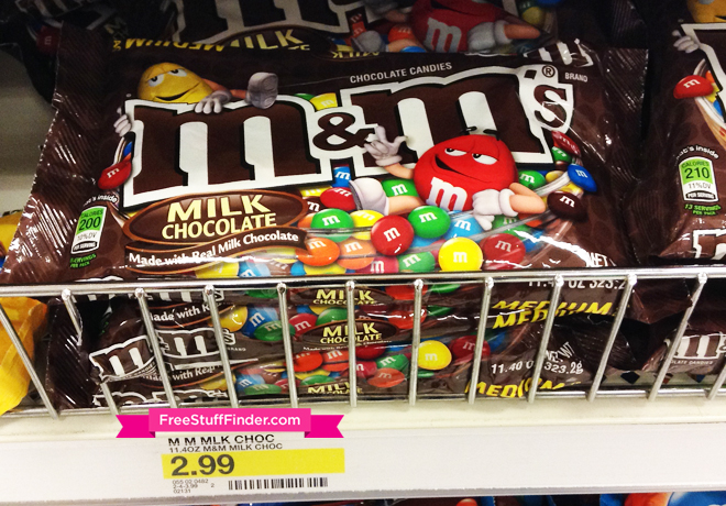 $1.05 (Reg $3) M&M's Bagged Candy at Target (Print Now!)