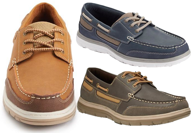 $31.99 (Reg $75) Croft & Barrow Men's Boat Shoes + FREE Store Pickup