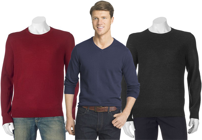 *HOT* $6.36 (Reg $56) Men's Sweaters + FREE Shipping