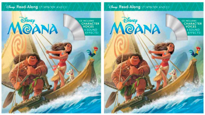 $3.73 (Reg $7) Moana & Beauty and The Beast Read-Along Storybook