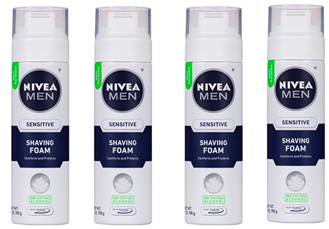 $1.52 Per NIVEA Men Shaving Foam + FREE Shipping