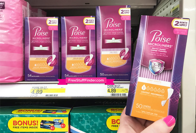 *HOT* FREE Poise Liners at Target + $2.11 Moneymaker