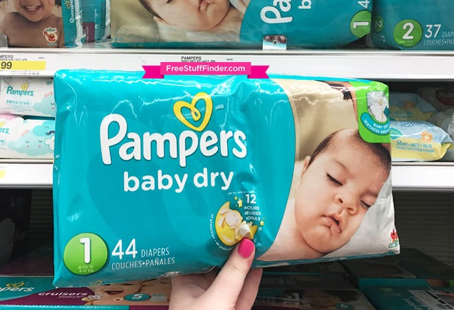 HURRY! FREE Pampers Baby Dry Diapers + FREE Pickup