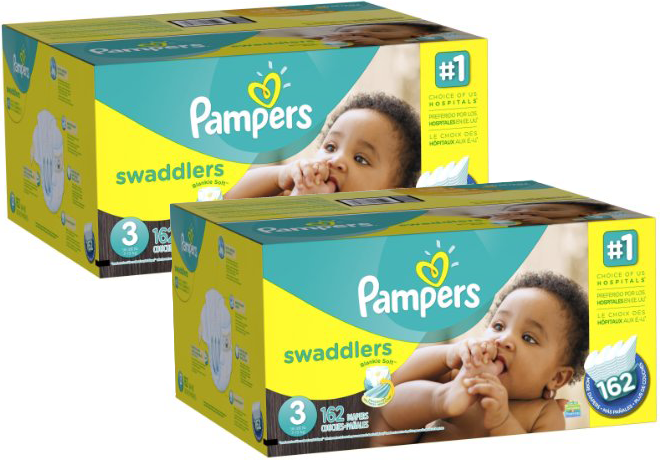 $18.18 (Reg $54) Pampers Swaddlers Diapers + FREE Shipping ($0.11 Per Diaper!)