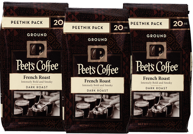 $7.53 (Reg $11.58) Peet's French Roast Ground Coffee + FREE Shipping