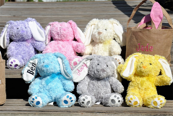 $16.99 (Reg $32) Personalized Easter Bunnies (Today Only)