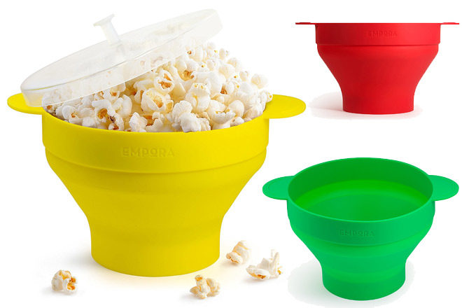 $12.95 (Reg $23) Silicone Microwave Popcorn Popper