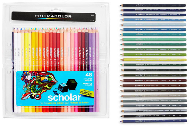 $11.24 (Reg $34) Prismacolor Scholar 48-Count Colored Pencils