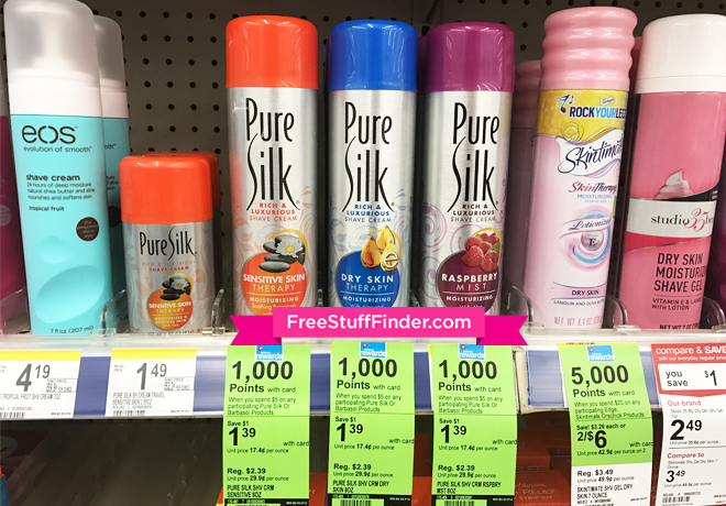 *HOT* $0.14 (Reg $2.39) Pure Silk & Barbasol Shave Cream at Walgreens