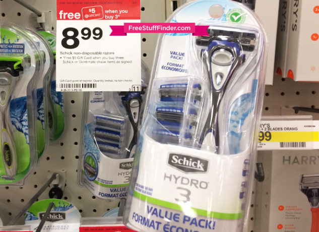 $5.32 (Reg $9) Schick Hydro Razor at Target