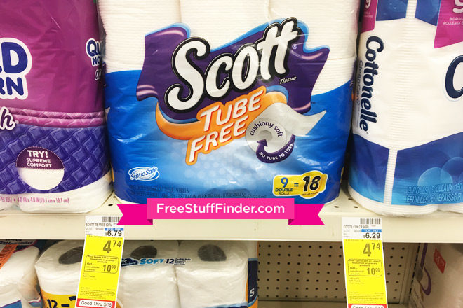 *HOT* $0.27 Per Roll Scott Bath Tissue at CVS