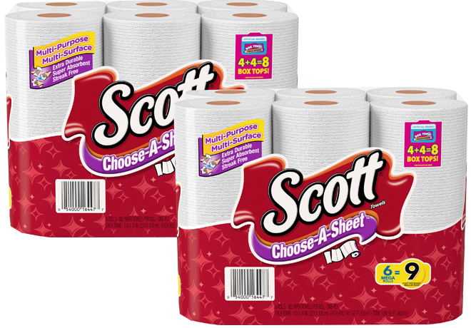 $3.99 (Reg $5.74) Scott Paper Towels at Walmart ($0.67 per Roll)