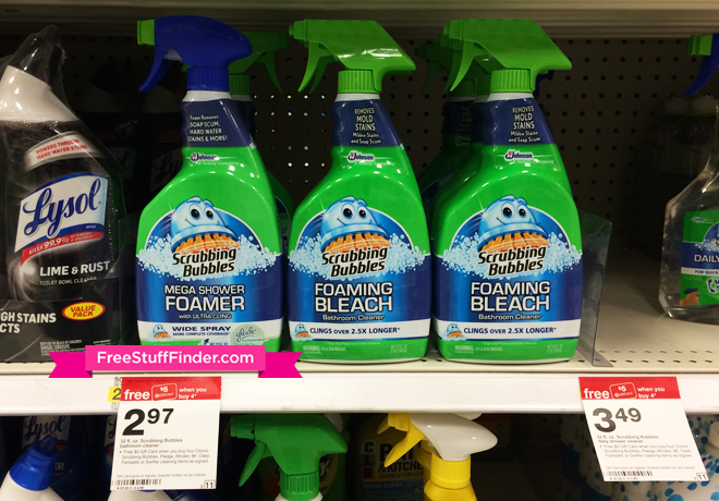 $1.31 (Reg $3) Scrubbing Bubbles Bathroom Cleaner at Target (Print Now!)