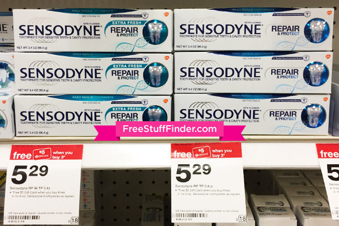 $2.59 (Reg $5.29) Sensodyne ProNamel Toothpaste at Target