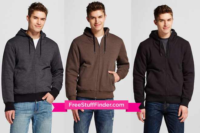 $11.98 (Reg $30) Men's Sherpa Fleece Hooded Jacket + FREE Store Pickup