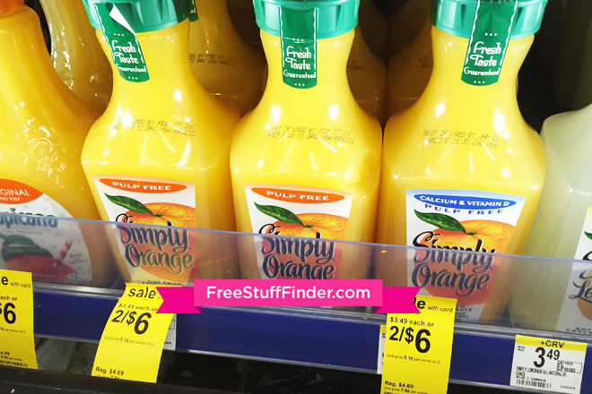 *HOT* $2 (Reg $4.69) Simply Orange Juice at Walgreens (Starts 3/19 – Print Now!)