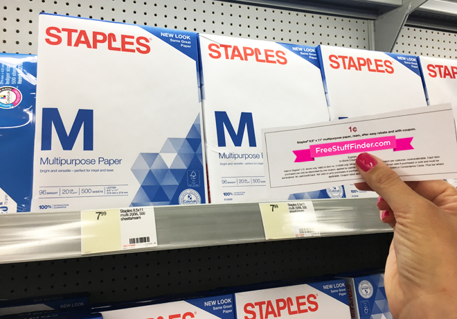 *HOT* 1¢ Multipurpose Paper Ream at Staples