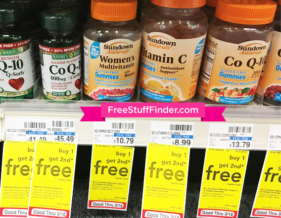 *HOT* $2.99 (Reg $9) Sundown Naturals Vitamin C Gummies at CVS