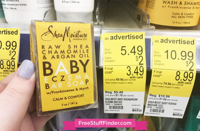 *HOT* $1.49 (Reg $5.49) SheaMoisture Baby Eczema Bar Soap at Walgreens