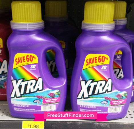 *HOT* $0.98 (Reg $2) Xtra Laundry Detergent at Walmart (Print Now!)