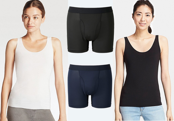 airism free top and boxer brief