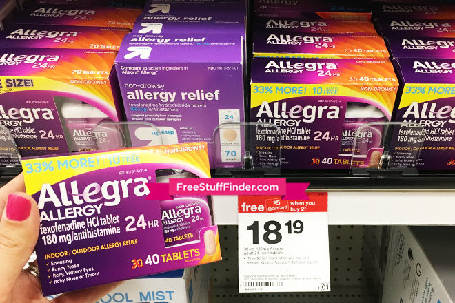 *HOT* $6.69 (Reg $18) Allegra & Nasacort Allergy Meds at Target