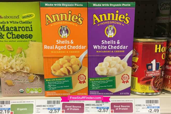 *HOT* $0.50 (Reg $2.57) Annie's Mac & Cheese at CVS (Week 3/26 – Print Now!)