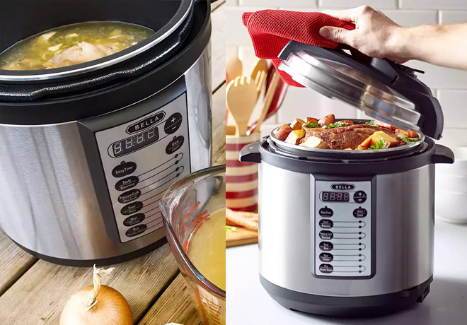 *HOT* $54.99 (Reg $120) Bella Pressure Cooker or Air Fryer + FREE Shipping