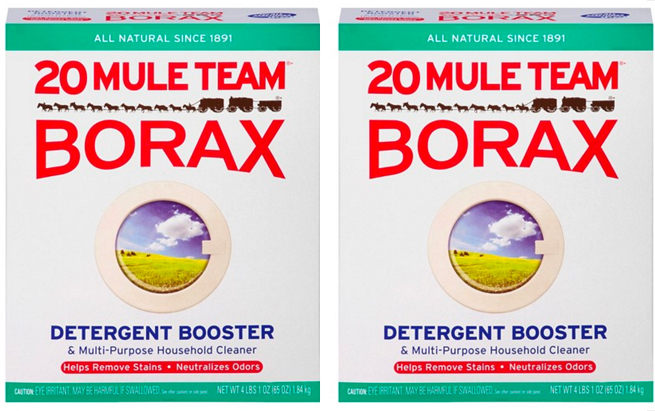 $18.03 Pack of 6 Borax Detergent Boosters + FREE Shipping ($3 Per Box!)
