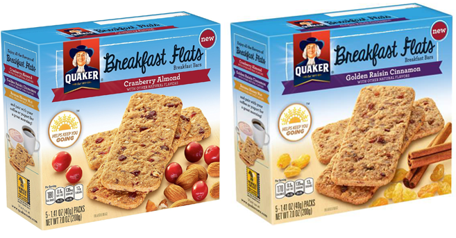 $0.49 (Reg $3.69) Quaker Breakfast Flats at Walgreens