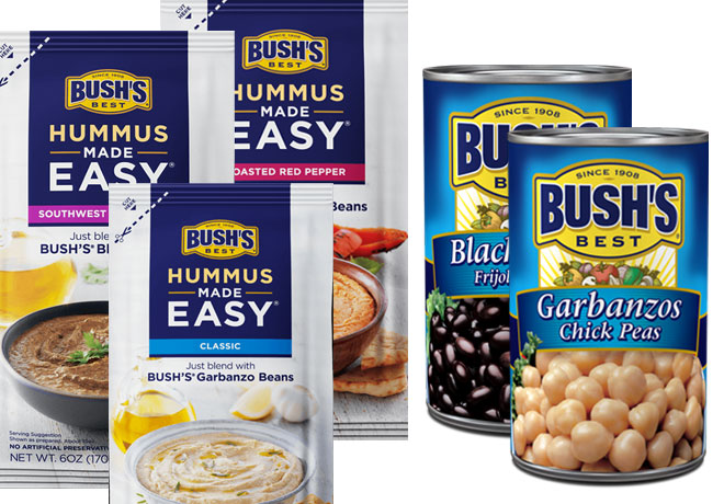 *HOT* $0.10 Bush's Hummus Made Easy & Garbanzo or Black Beans at Walmart