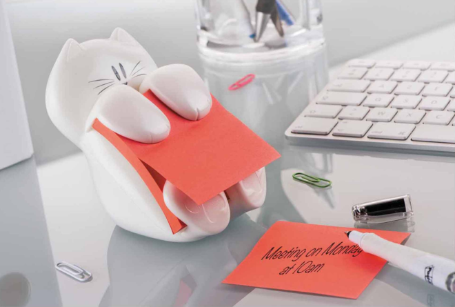 $5.32 (Reg $13) Post-it Cat Figure Pop-Up Note Dispenser