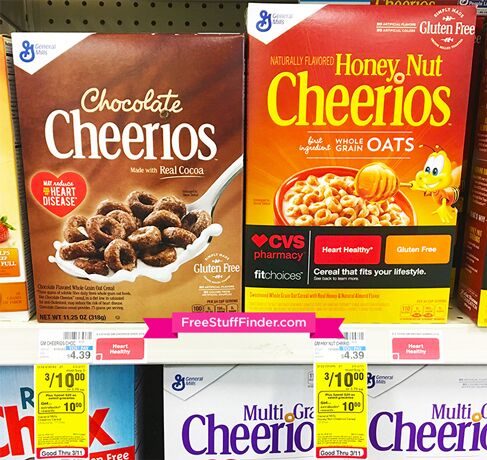 *HOT* $1.17 (Reg $4.39) Cheerios Cereal at CVS