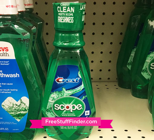 *HOT* FREE Crest Scope Outlast Mouthwash at CVS + $0.21 Moneymaker