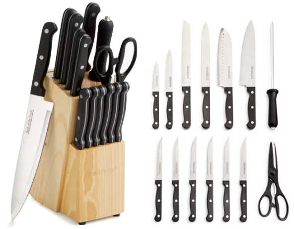 $19.99 (Reg $50) Tools of the Trade 15-Piece Cutlery Set + FREE Pickup