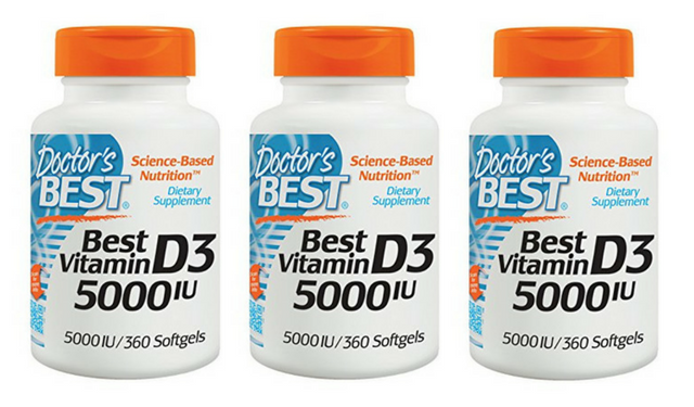 $5.77 Doctor’s Best Vitamin D3 Softgels
