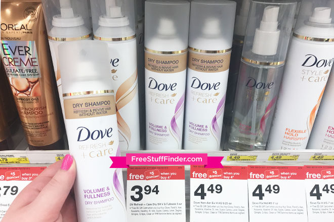 $1.19 (Reg $4) Dove Dry Shampoo at Target