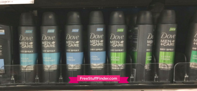 *HOT* $1.49 (Reg $5.49) Dove Men's Dry Spray Deodorant at Target