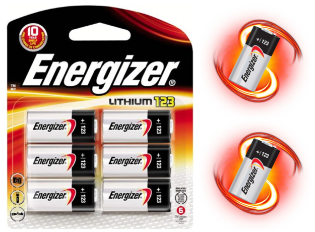 *HOT* $4.02 (Reg $18) Energizer 123 Lithium Batteries 6-Pack + FREE Shipping