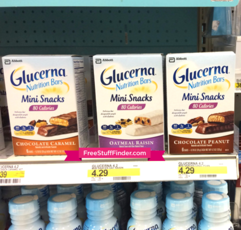 *HOT* $1.62 (Reg $4.29) Glucerna Nutrition Bars at Target (Print Now!)