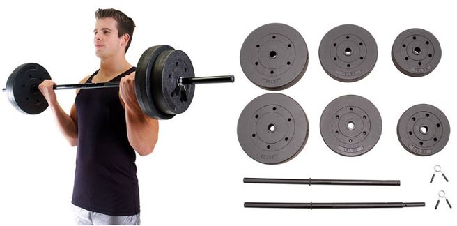 $38.76 (Reg $90) Gold's Gym Vinyl 100-Pound Weight Set + FREE Shipping