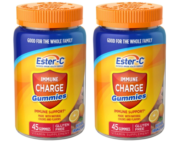 $1.55 (Reg $4) Ester-C Vitamin C Gummies 45-Count Bottle + FREE Shipping