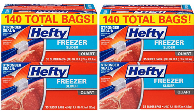 *HOT* $11.99 (Reg $15) 140 Count Hefty Slider Bags + FREE Shipping ($0.09 per Bag!)