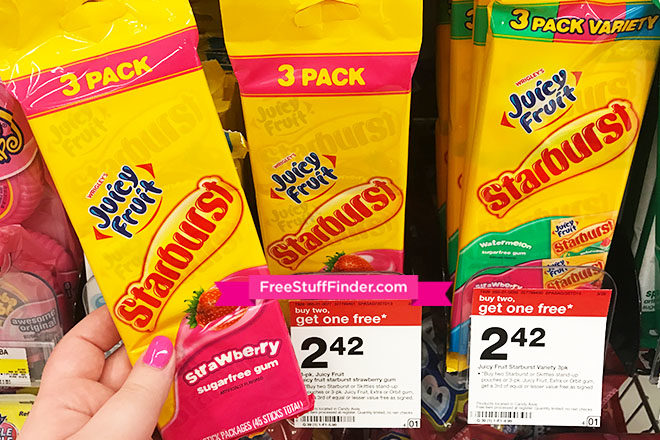 *HOT* $0.55 (Reg $2.42) Juicy Fruit Gum 3-Packs at Target