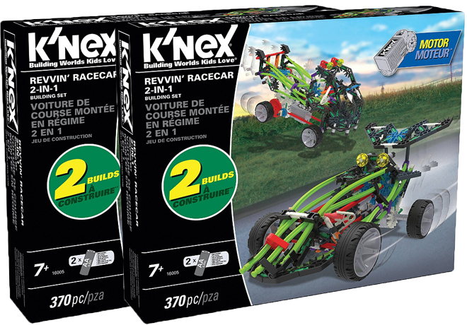 $18.74 (Reg $30) K'NEX Revvin Racecar 2-in-1 Building Set