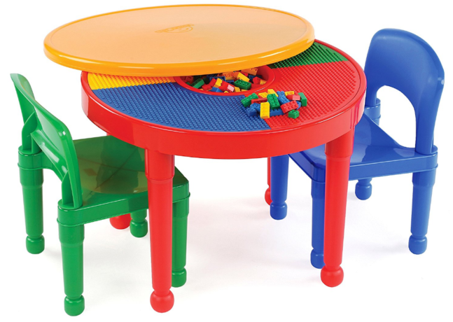 *HOT* $39.14 (Reg $56) Kids 2-in-1 LEGO Activity Table & 2 Chairs Set