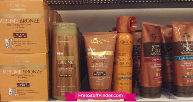 *HOT* $2.80 (Reg $8.59) L'Oreal Sublime Bronze Tanning Lotion at Target