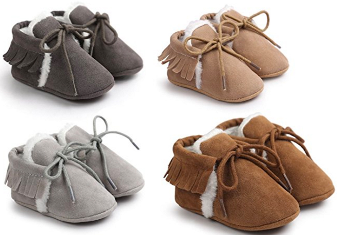 $9.59 (Reg $30) Baby Moccasins (Today Only)