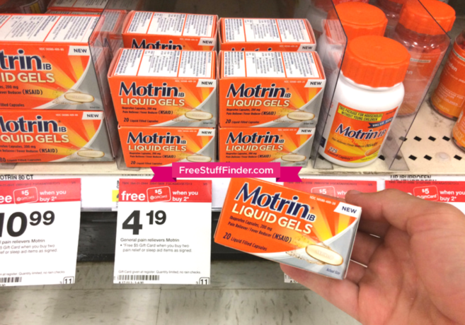 *HOT* $0.69 (Reg $4.19) Motrin Liquid Gels at Target